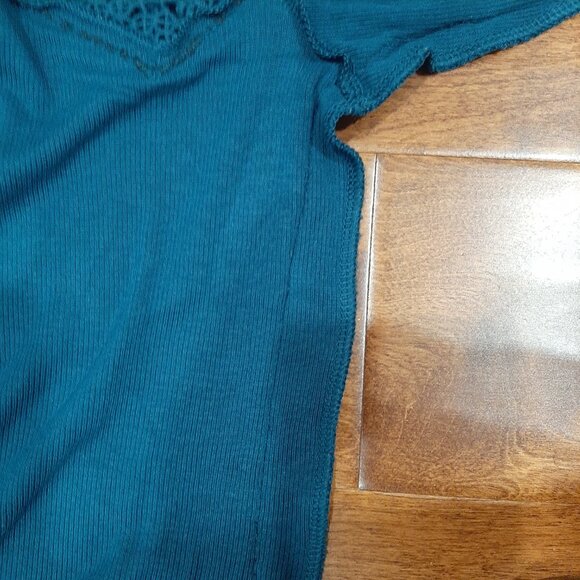 American eagle cropped ribbed crochet boho top - Picture 6 of 9